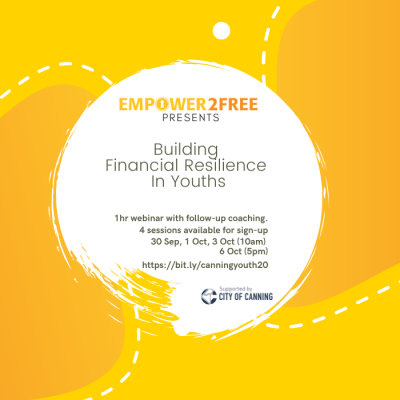empower2free workshop on building financial resilience in youths teaching growth mindset
