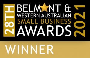 Belmont & WA Business Awards 2021 Winner Logo