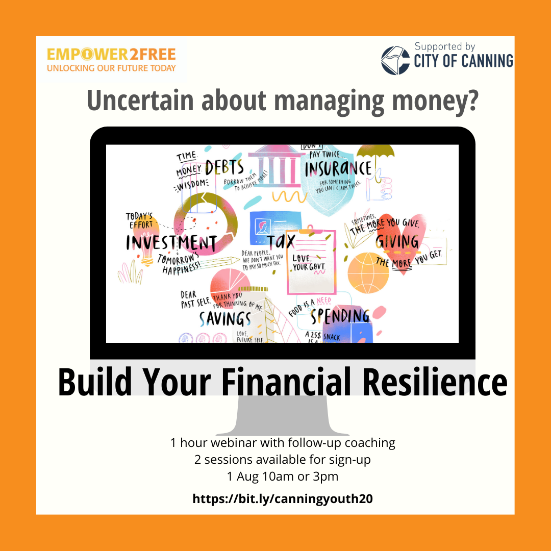 Building Financial Resilience in Youths Online Workshop by Empower2Free
