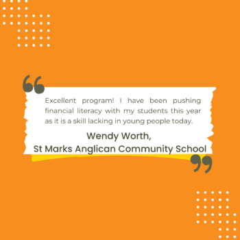 Testimonial given by educator for Empower2Free Building Financial Resilience in Youths webinar