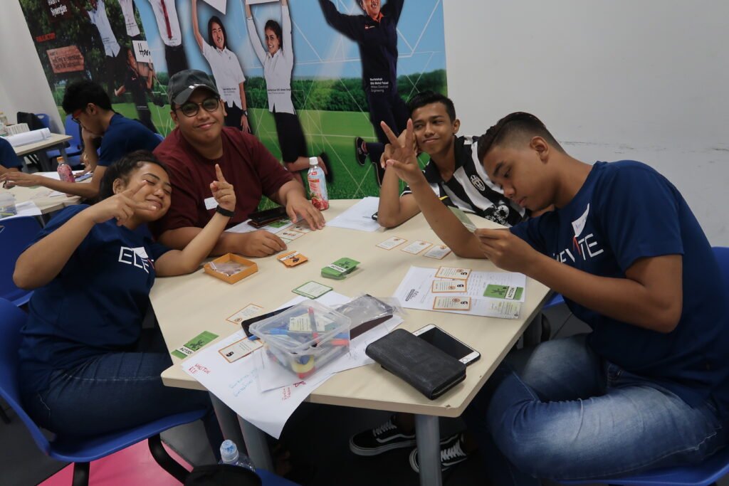 Playing Debt Master in workshop - Empowering Financial Capabilities in Young Adults ITE Elevate